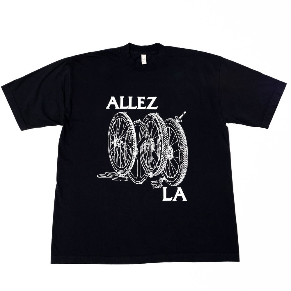 Chas 4 Allez LA Flat Flag Short Sleeve T-shirt | Black | Men’s Medium